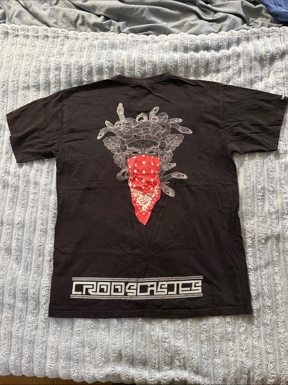 Crooks & Castles Medusa Bandana Graphic Tee - Black